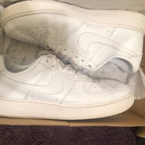 White Nike air forces